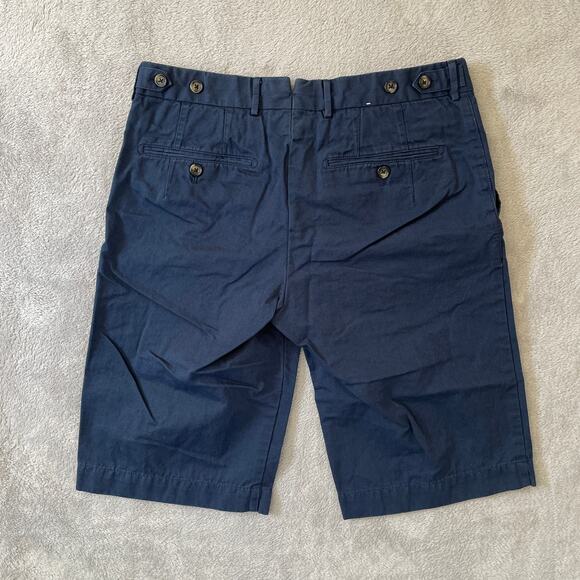 J Lindeberg Shorts Mens 32 Blue Linen Blend Golf Activewear Casual Classic - Picture 2 of 9